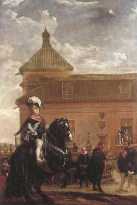 Diego Velazquez Prince Baltasar Carlos with the Count-Duke of Olivares at the Royal Mewa (df01)